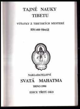 Tajné nauky Tibetu