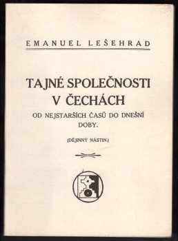 Tajné společnosti v Čechách