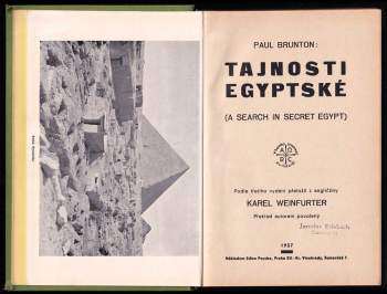 Paul Brunton: Tajnosti egyptské