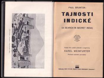 Paul Brunton: Tajnosti indické