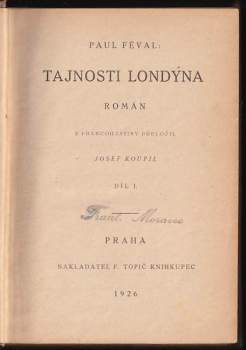 Paul Féval: Tajnosti Londýna