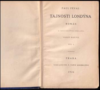 Paul Féval: Tajnosti Londýna