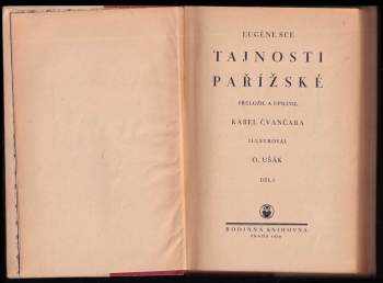 Eugène Sue: Tajnosti pařížské