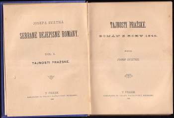 Josef Svátek: Tajnosti pražské