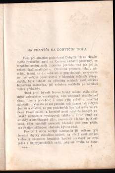 Josef Svátek: Tajnosti pražské