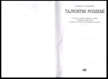 Ladislav Lahoda: Tajnostmi podzemí