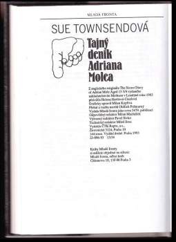 Sue Townsend: Tajný deník Adriana Molea
