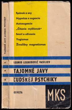 Tajomné javy ľudskej psychiky