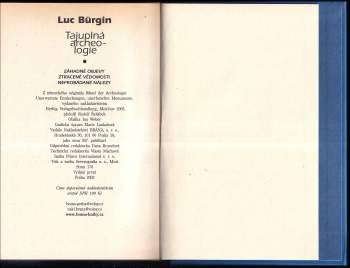Luc Bürgin: Tajuplná archeologie