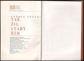 György Ürögdi: SPQR