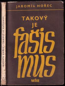 Takový je fašismus