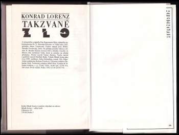 Konrad Lorenz: Takzvané zlo
