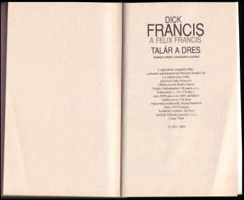 Dick Francis: Talár a dres