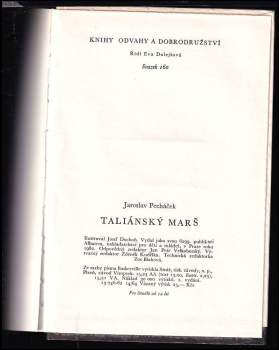 Jaroslav Pecháček: Taliánský marš