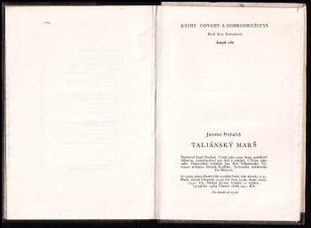 Jaroslav Pecháček: Taliánský marš