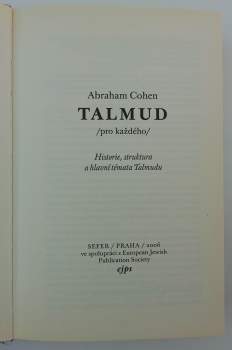 Abraham Cohen: Talmud