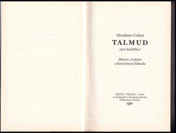 Abraham Cohen: Talmud