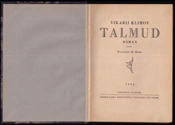 Vikarij Klimov: Talmud