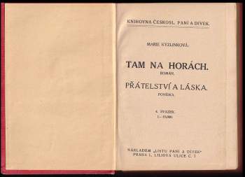 Marie Kyzlinková: Tam na horách