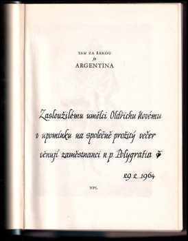 Miroslav Zikmund: Tam za řekou je Argentina