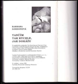 Barbara Gordon: Tančím tak rychle, jak dokážu
