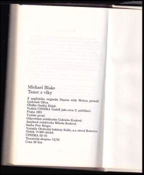 Michael Blake: Tanec s vlky