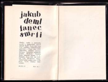 Jakub Deml: Tanec smrti