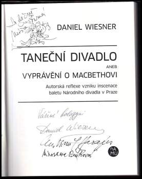 Daniel Wiesner: Taneční divadlo, aneb, Vyprávění o Macbethovi