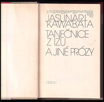 Yasunari Kawabata: Tanečnice z Izu a jiné prózy