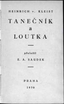 Tanečník a loutka