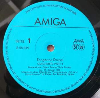 Tangerine Dream: Tangerine Dream