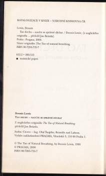 Dennis Lewis: Tao dechu