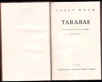 Joseph Roth: Tarabas