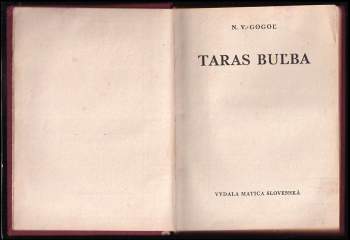 Nikolaj Vasil'jevič Gogol‘: Taras Bulba