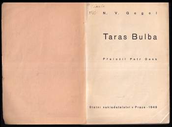 Nikolaj Vasil'jevič Gogol‘: Taras Bulba