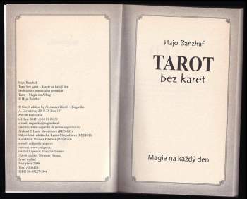 Hajo Banzhaf: Tarot bez karet