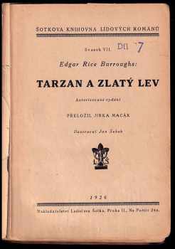 Edgar Rice Burroughs: Tarzan a zlatý lev