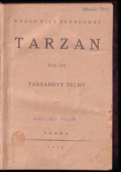 Edgar Rice Burroughs: Tarzan III - Tarzanovy šelmy