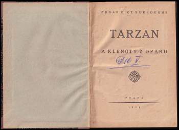 Edgar Rice Burroughs: Tarzan a klenoty z oparu