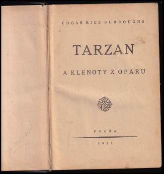 Edgar Rice Burroughs: Tarzan a klenoty z oparu