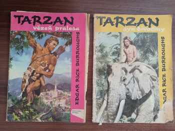KOMPLET Edgar Rice Burroughs 2X Tarzan syn divočiny + Tarzan vezeň pralesa