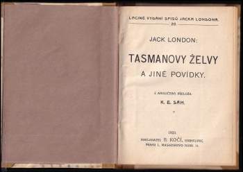Jack London: Tasmanovy želvy a jiné povídky