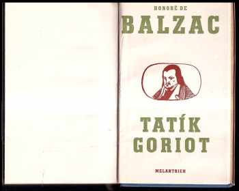 Honoré de Balzac: Tatík Goriot