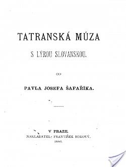 Tatranská múza s lýrou slovanskou
