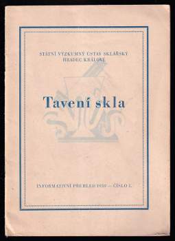 Tavení skla