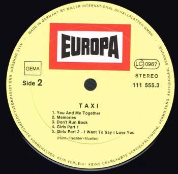 Taxi: Taxi (+ PLAKÁT)