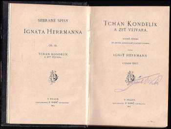 Ignát Herrmann: Tchán Kondelík a zeť Vejvara