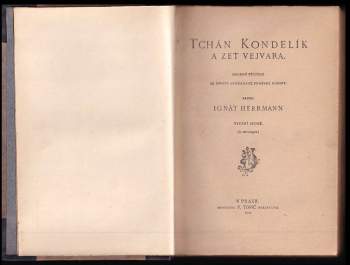 Ignát Herrmann: Tchán Kondelík a zeť Vejvara