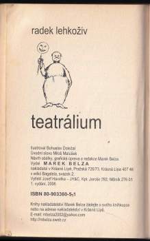 Radek Lehkoživ: Teatrálium