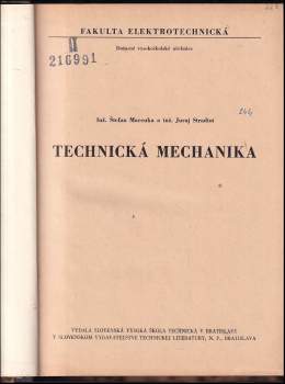 Juraj Stradiot: Technická mechanika